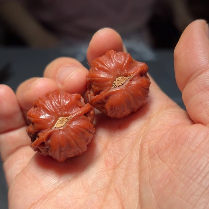 吊坠文玩核桃方墩7678