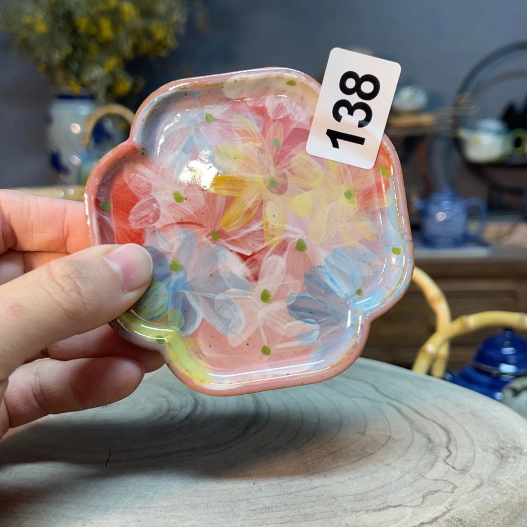 杯素浅陶瓷手工手绘