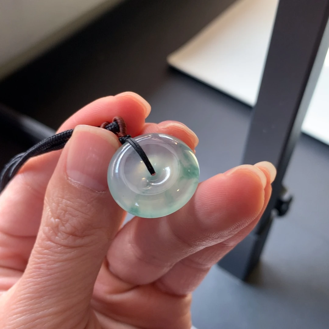 翡翠颈饰未镶嵌天然缅甸翡翠吊坠20.5-6.5