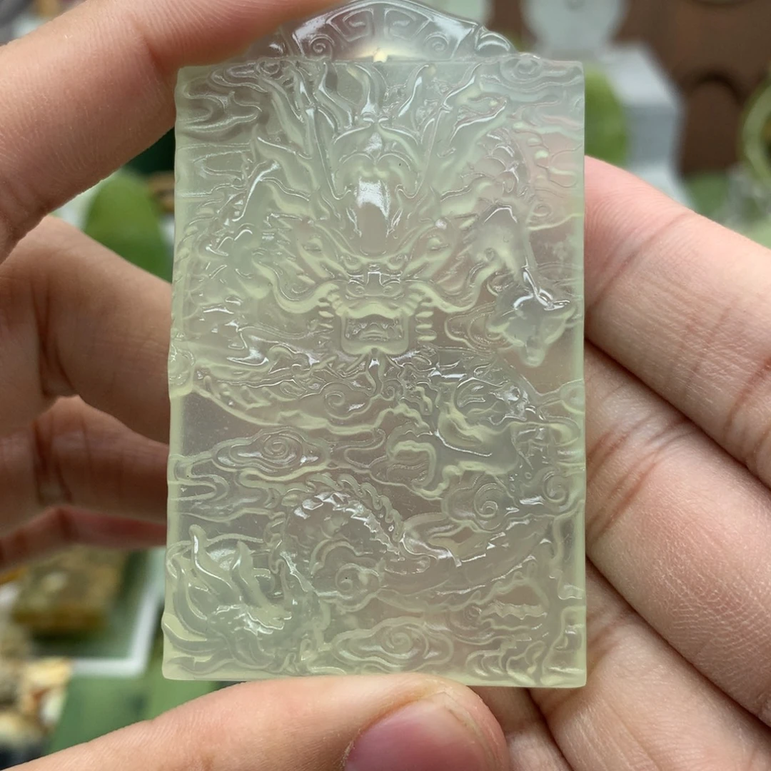 岫玉未镶嵌吊坠(不含链)