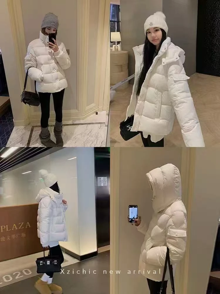 简约韩系连帽可拆卸外套