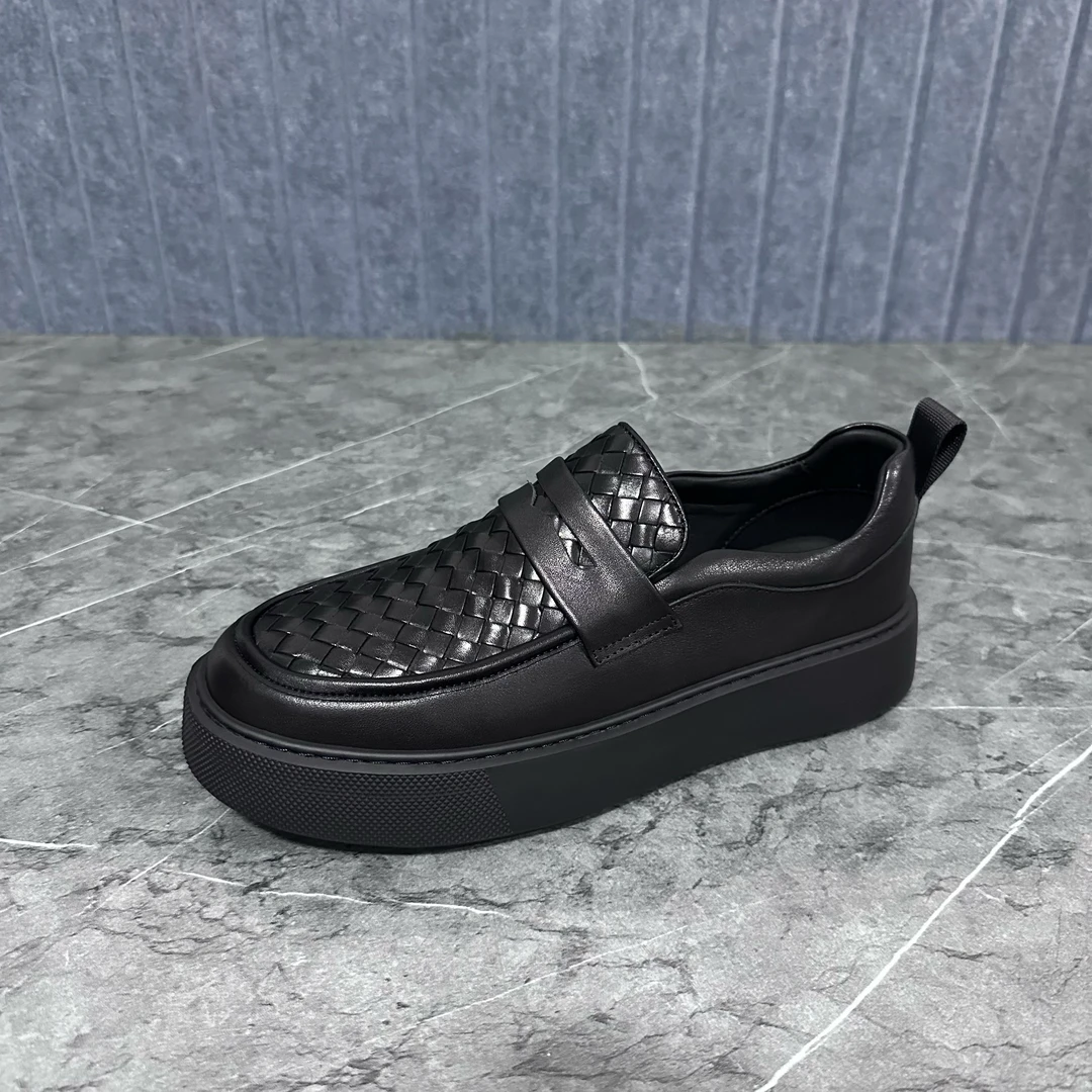 S88黑-头层牛皮男士时尚休闲百搭男鞋