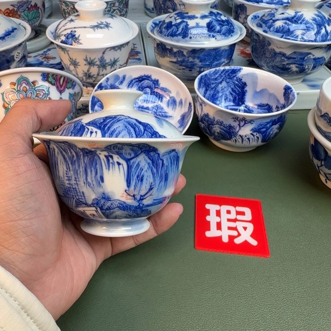 陶纯手工纯手绘茶具386