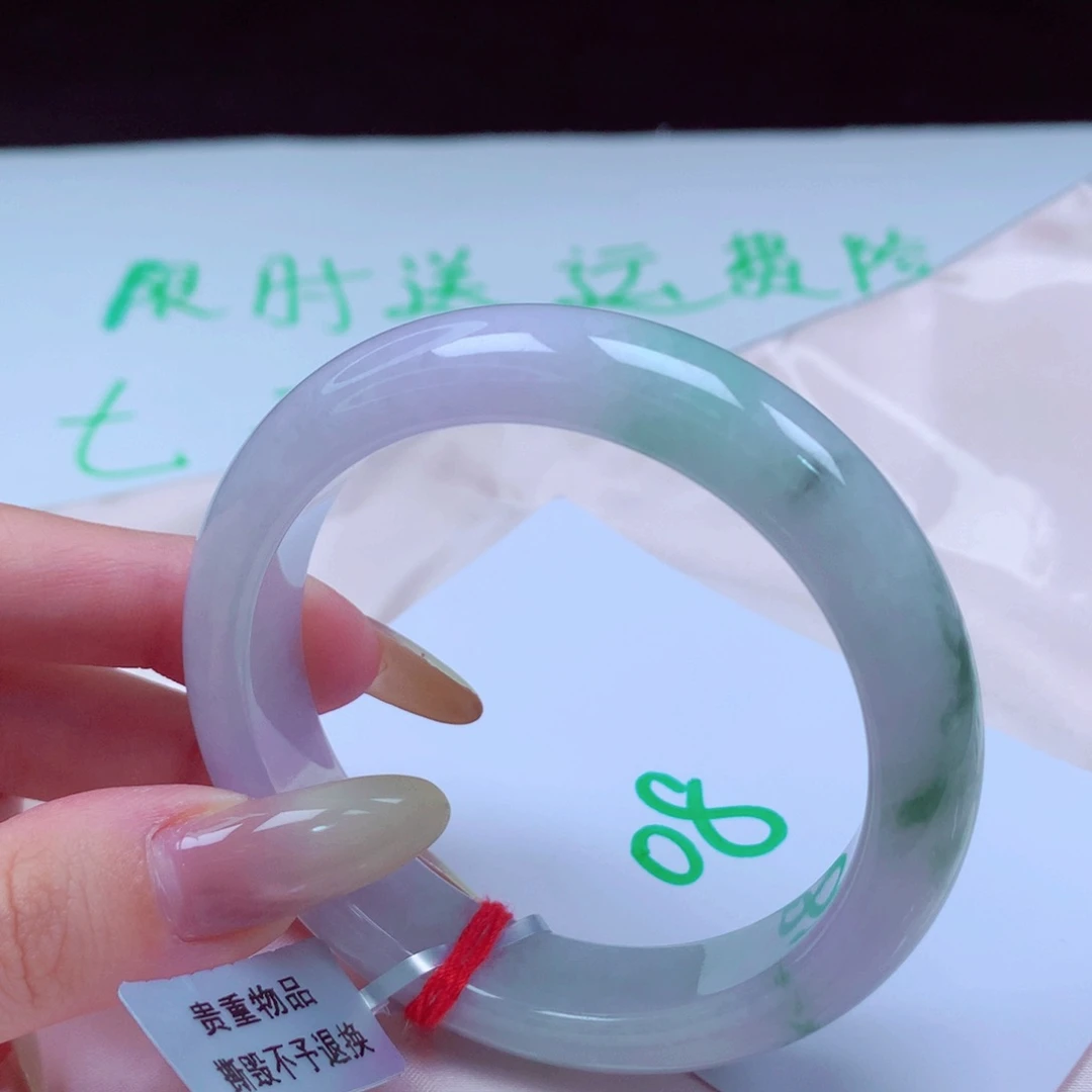 未镶嵌手镯翡翠天然缅甸翡翠A货手镯 08号