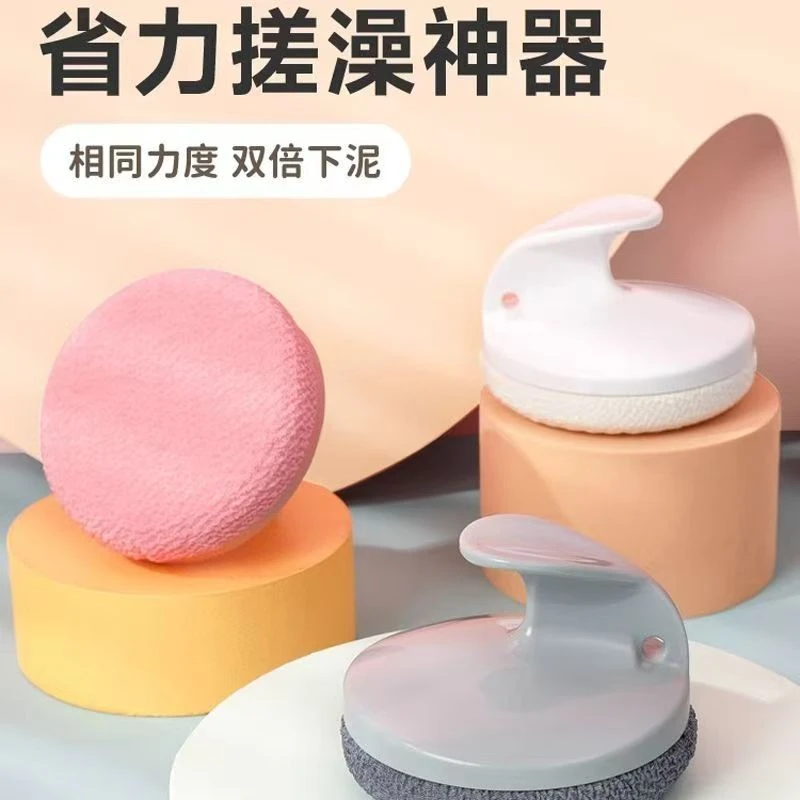 尹秀尹秀半搓主义去角质短柄搓泥沐浴刷正品发货假一赔十