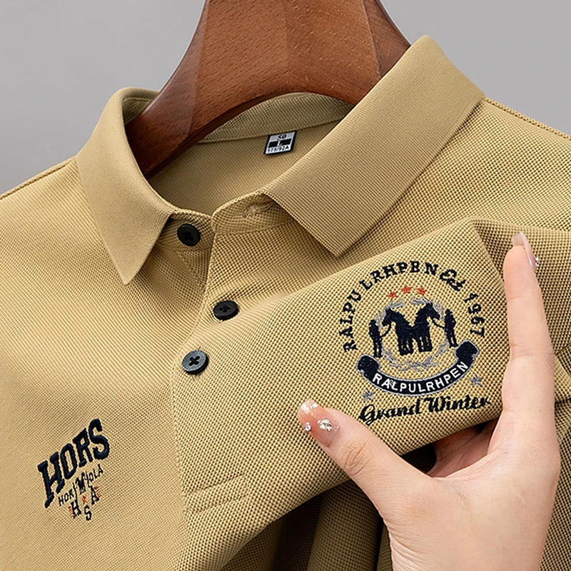 CHZ-AD3045轻奢polo潮牌男装POLO衫