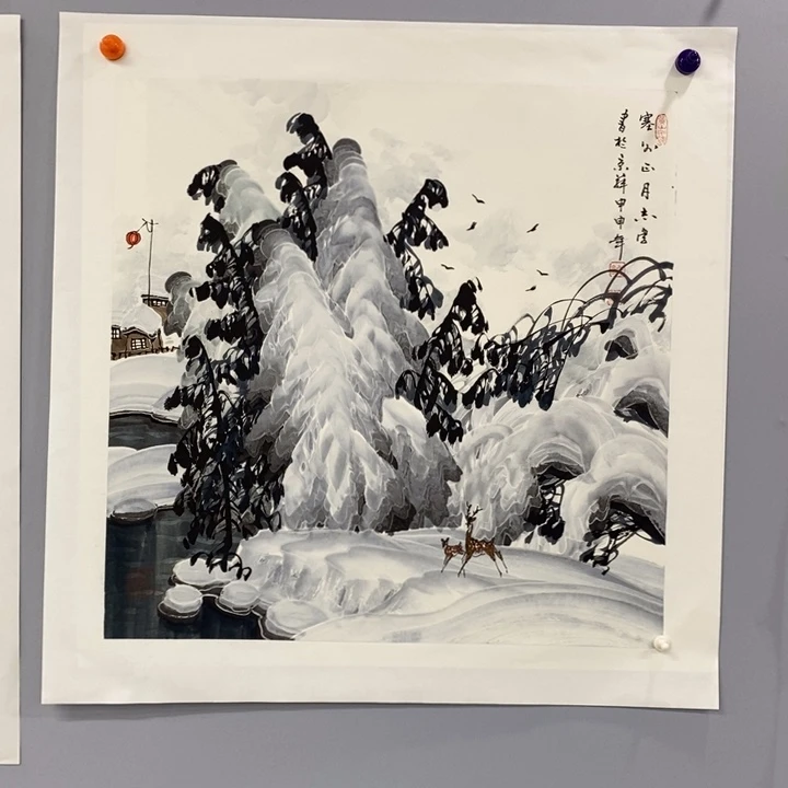 手绘作品等多种形式进行