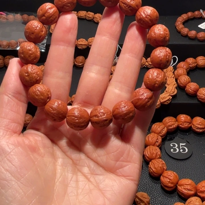 亚***子手串文玩核桃八棱手串1.3