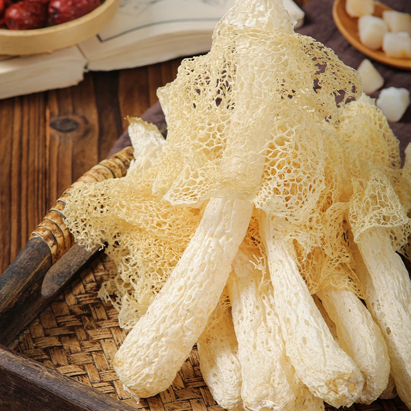 JUN TU/菌途【新货上市】福建特产竹荪干货炖汤炒菜营养美味50g/袋