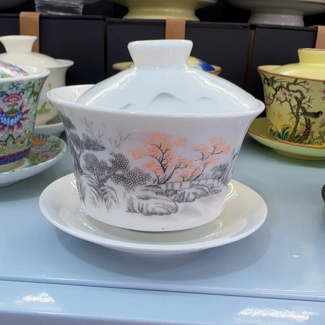 这些盖碗真好看！！！