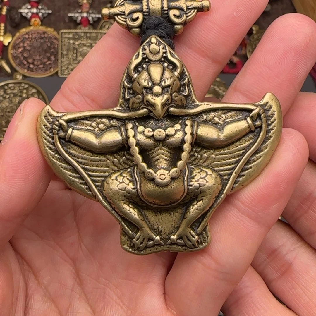 老铜大鹏鸟吊坠喜欢的来