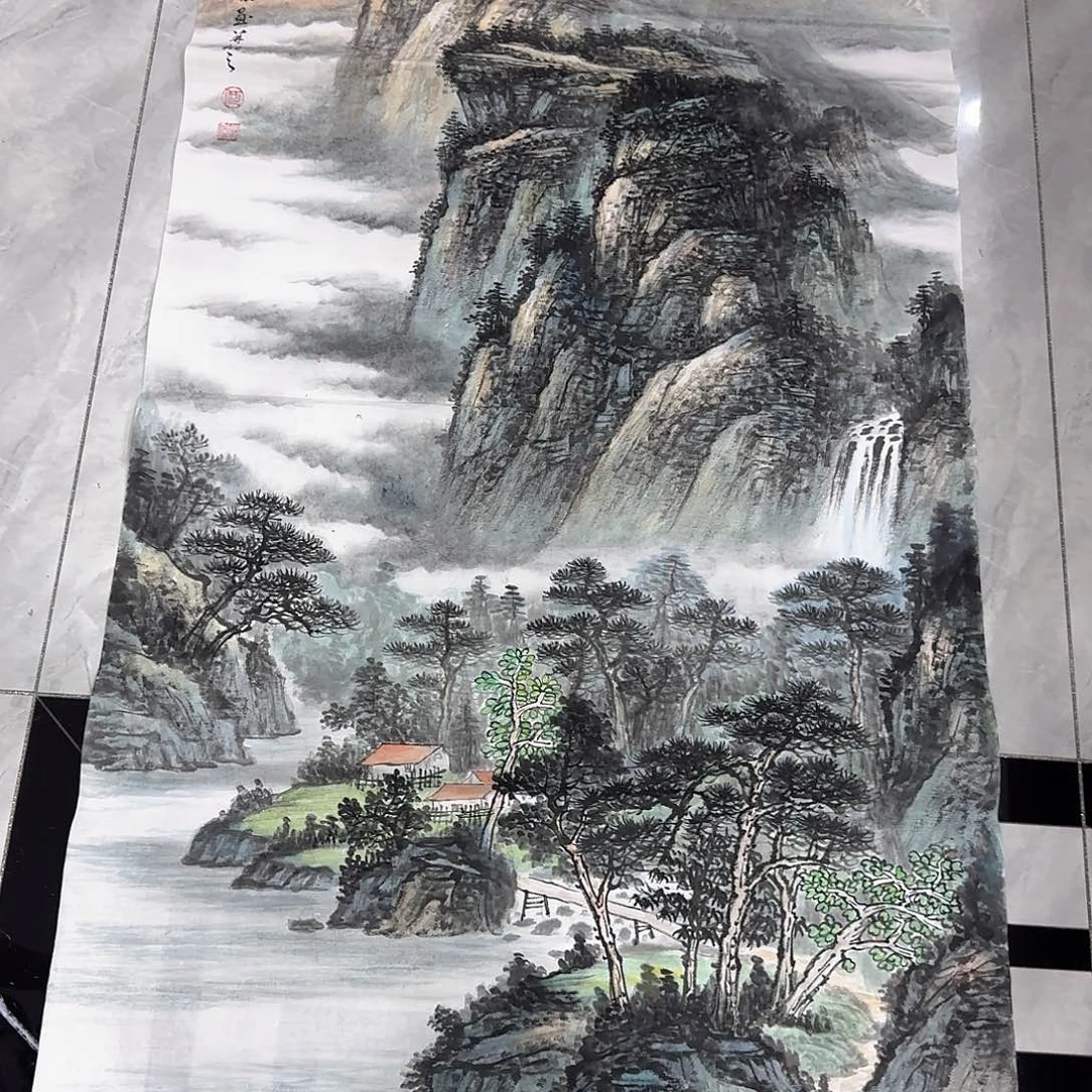 国画国画作品多次入选