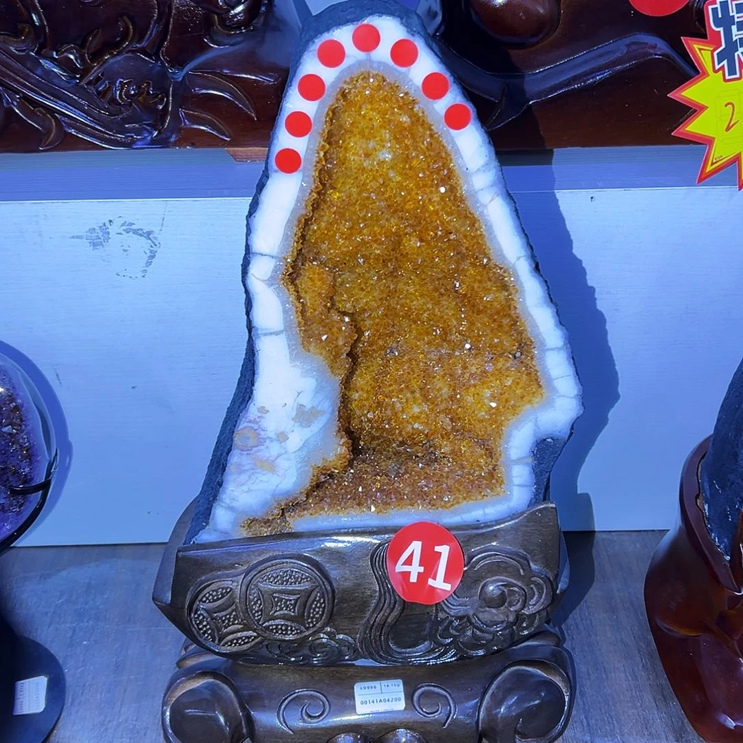 未镶嵌大型摆件（非配饰）黄晶