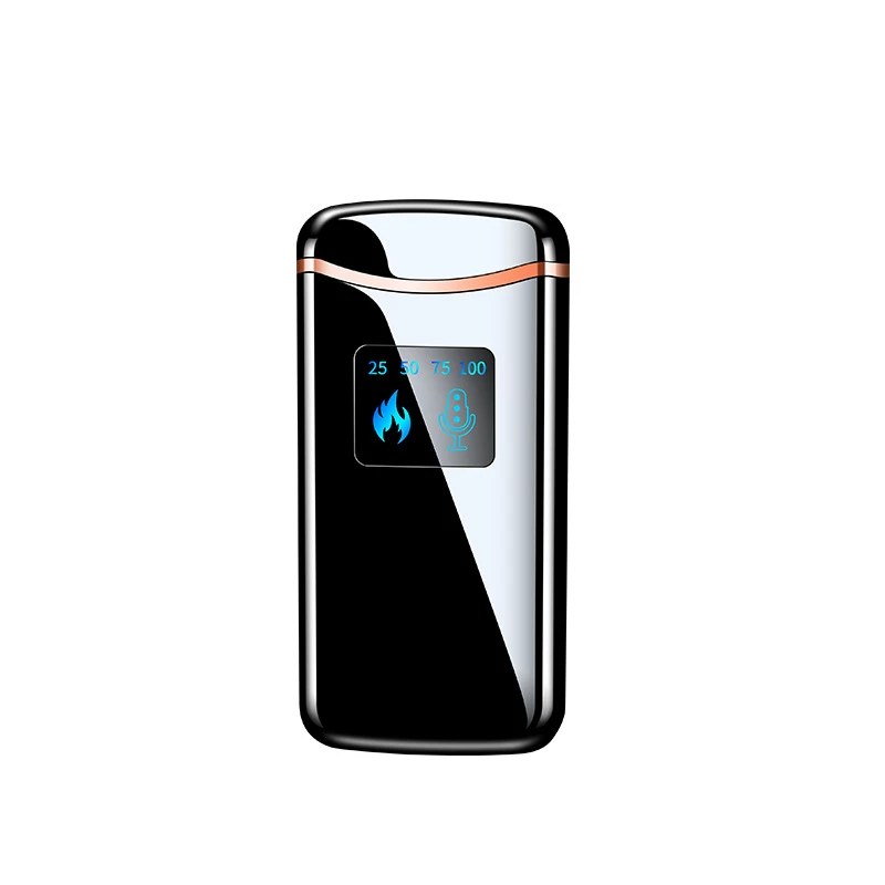 网红抖音新款HT2308智能声控感应防风充气打火机创意个性送男女友