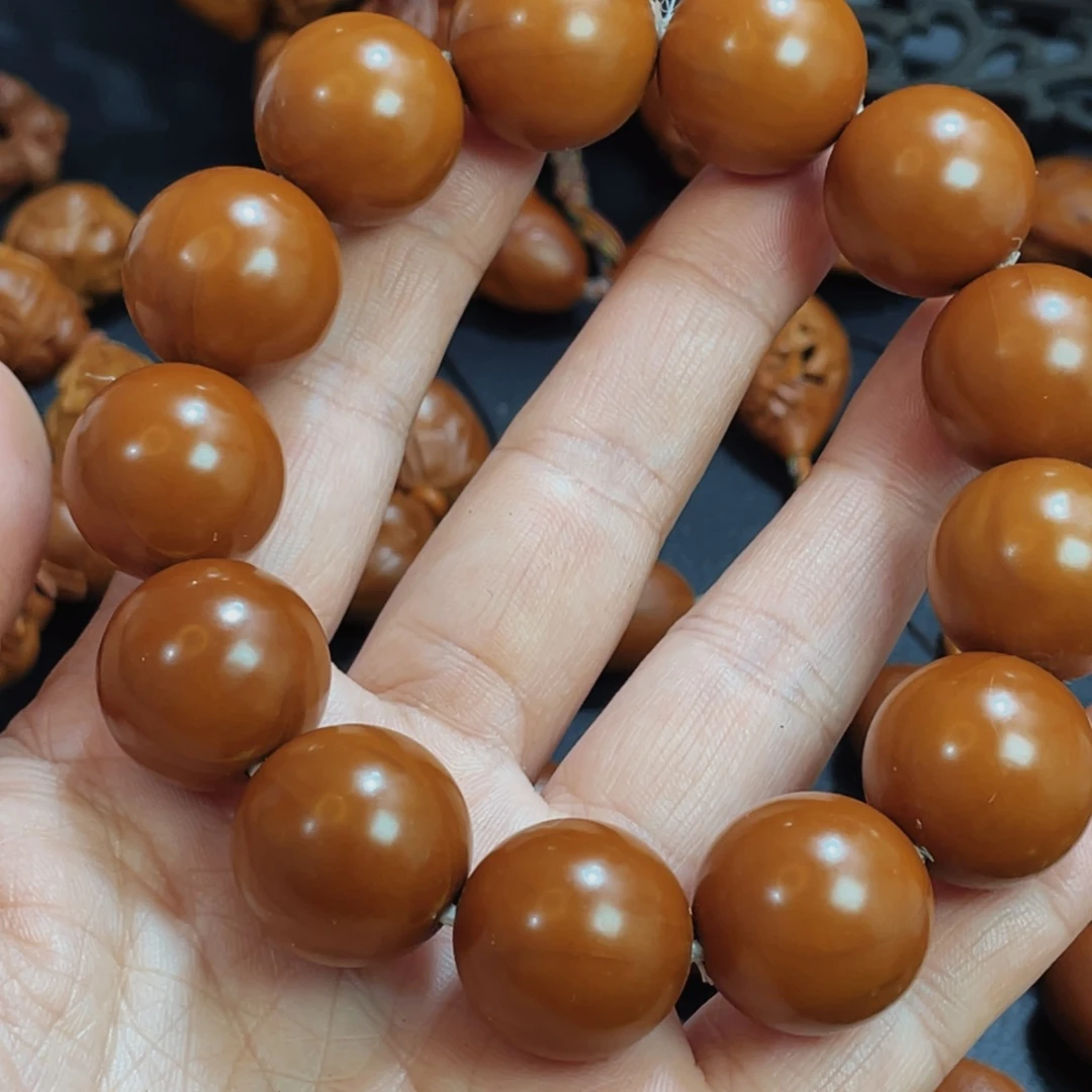 洋***月手串/手链橄榄核1.9光球