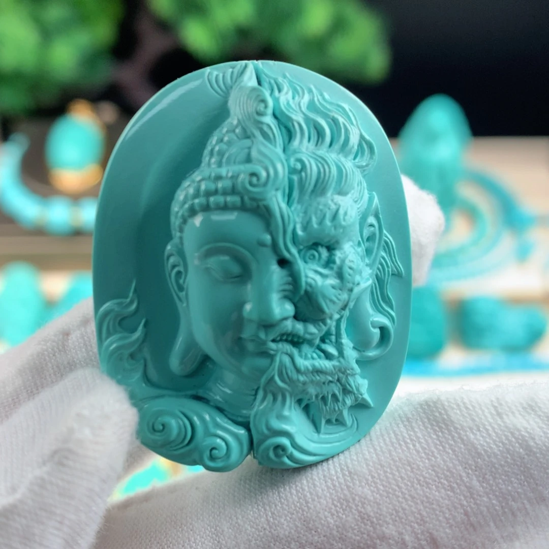 【闪购商品】绿松石珠宝奇石未镶嵌有***天