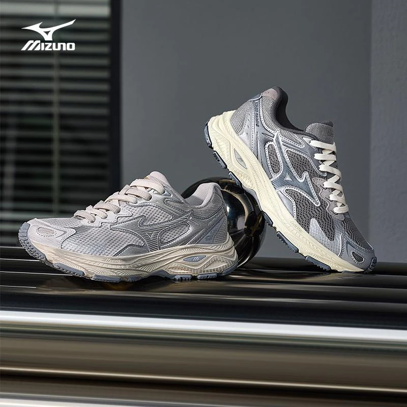 Mizuno/美津浓情侣经典款复古减震老爹鞋休闲运动跑鞋RACER S 1.0