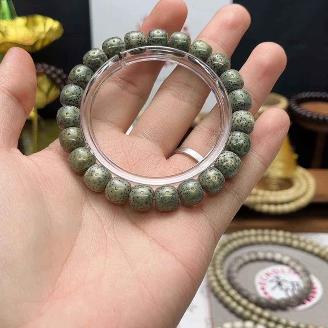 星月菩提手串绿幽灵35元