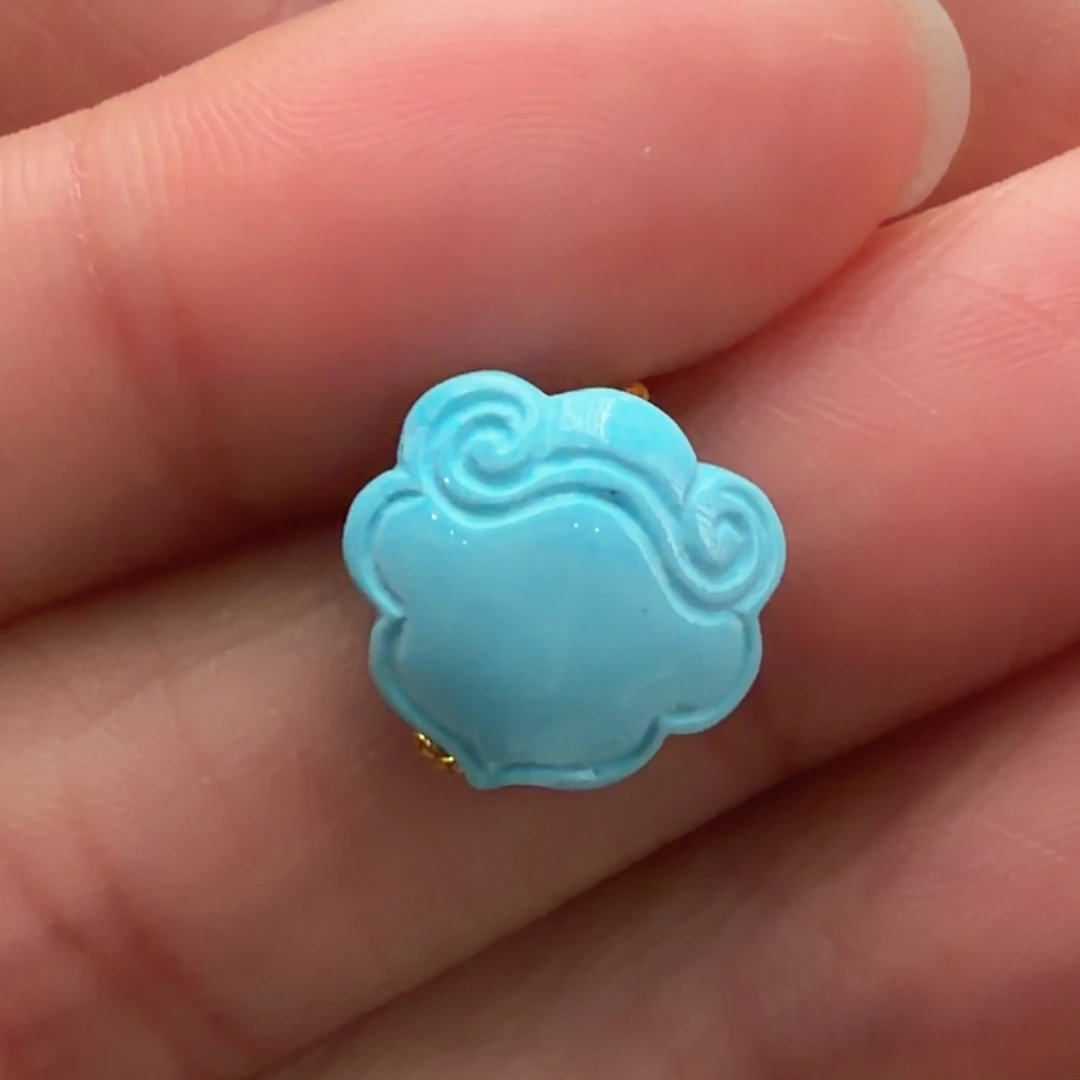 绿松石未镶嵌颈饰