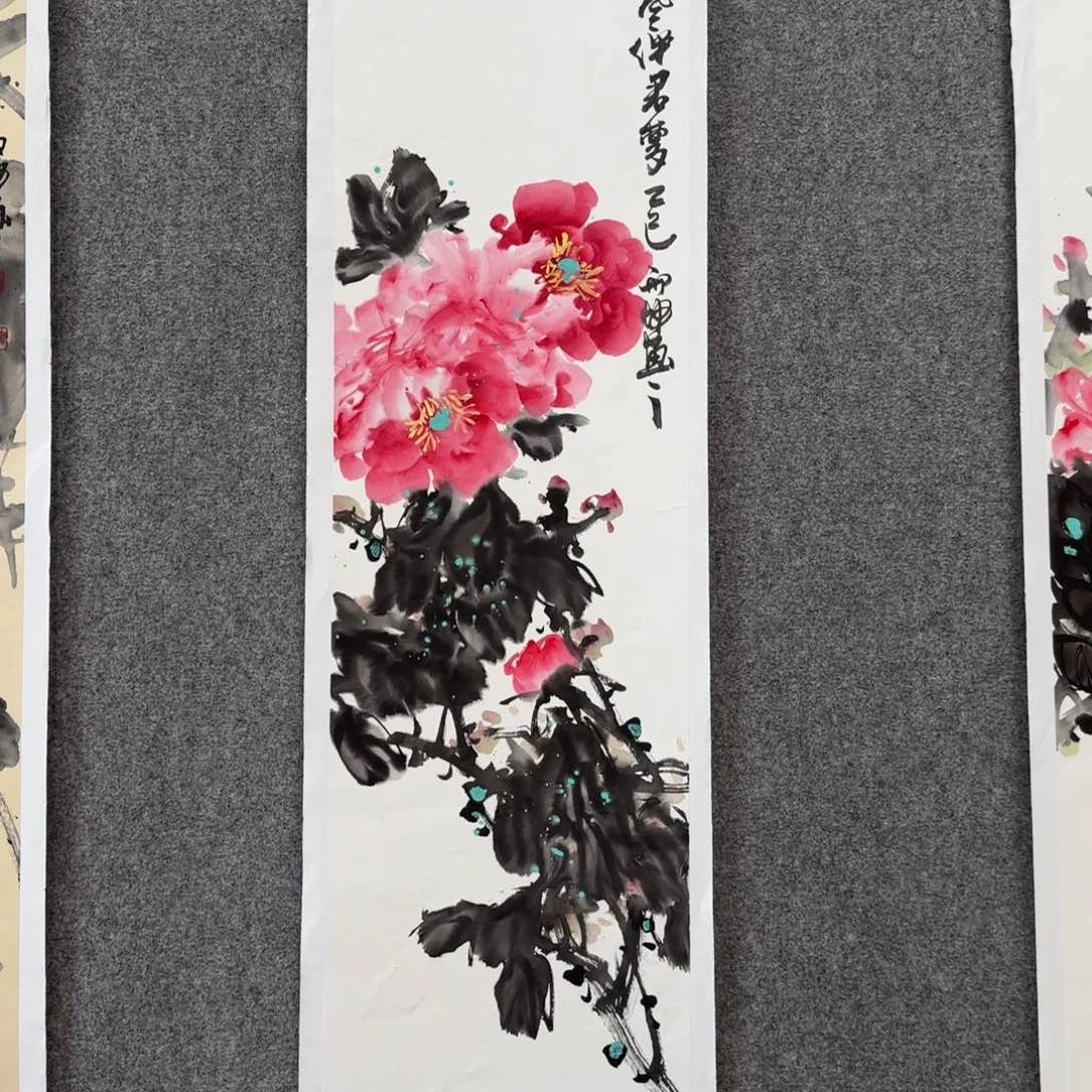 国画zz邢坤老师手绘作品