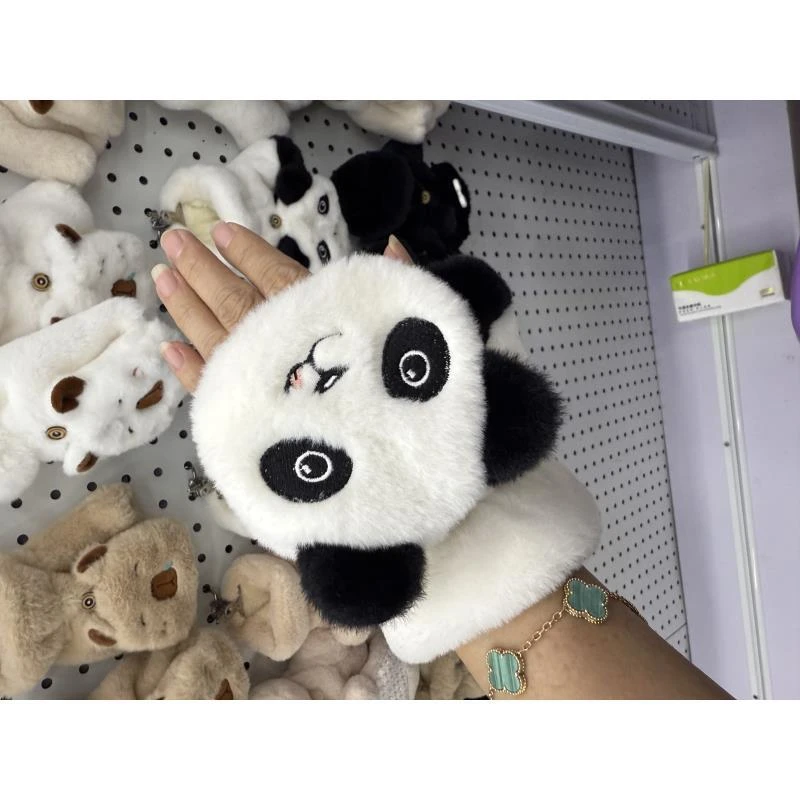 亲子款儿童卡通手套冬季保暖可爱全包套宝宝防寒五指套ST002