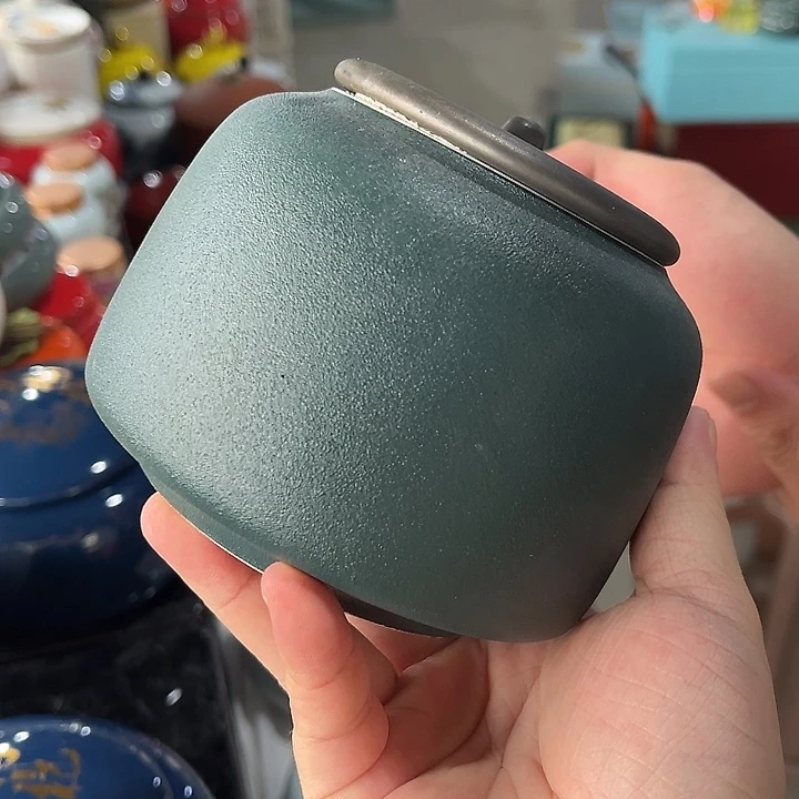 罐陶瓷茶叶罐密封罐家用摆件