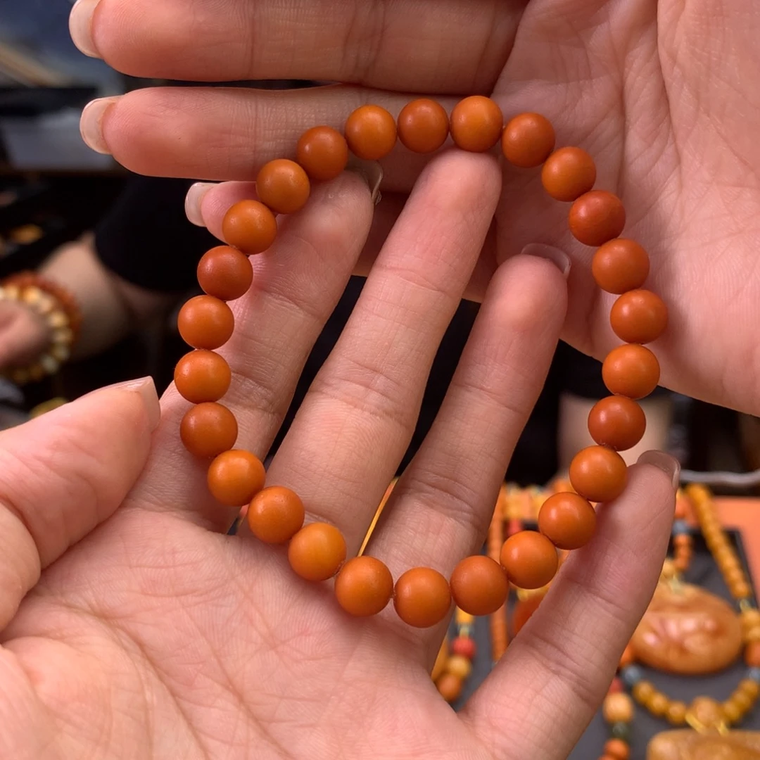 未镶嵌蜜蜡手串天然