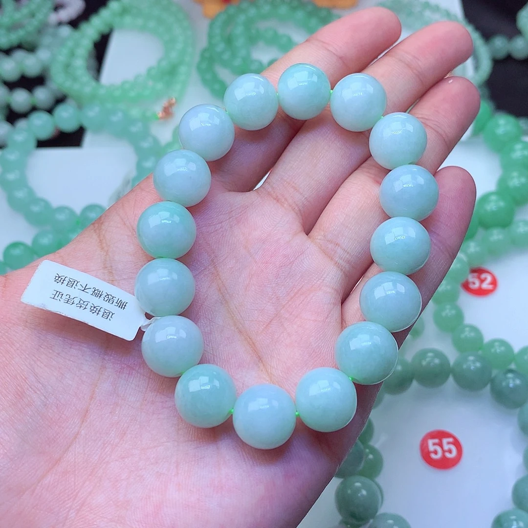 翡翠未镶嵌毛衣链