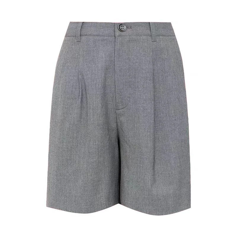 【哥】夏季新款简约格雷系休闲西装短裤-GD00539