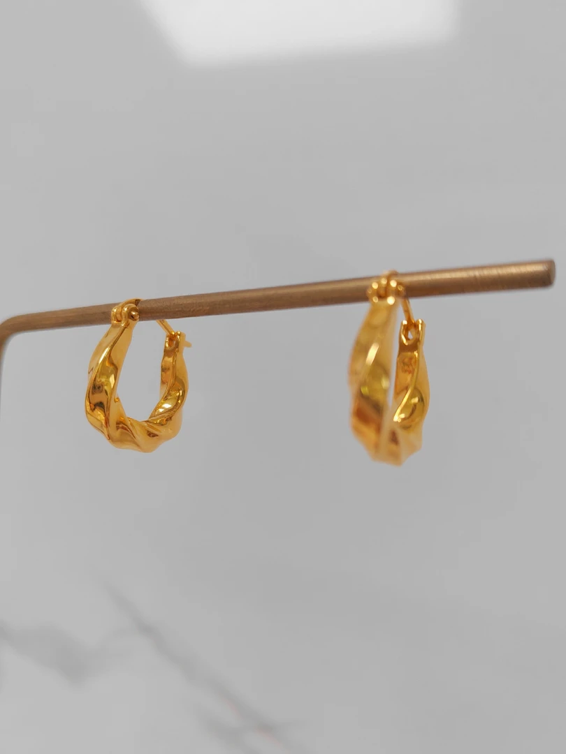 足金999光面莫比乌斯耳扣