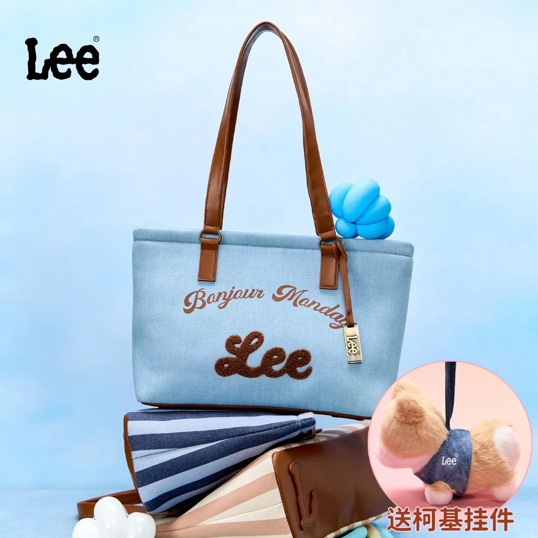 Lee气质百搭托特包包上班专用帆布网红款2025独特漂亮手提大容量