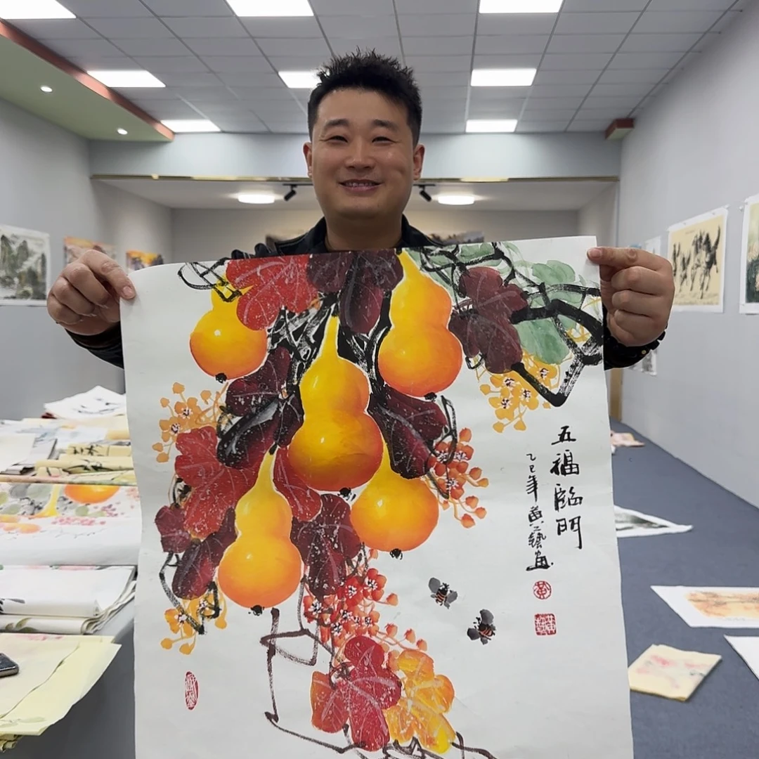 国画国画作品宣纸纯手绘