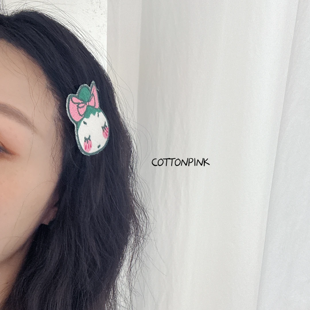 COTTONPINK女装设计师款边夹可爱禧娃夹子女