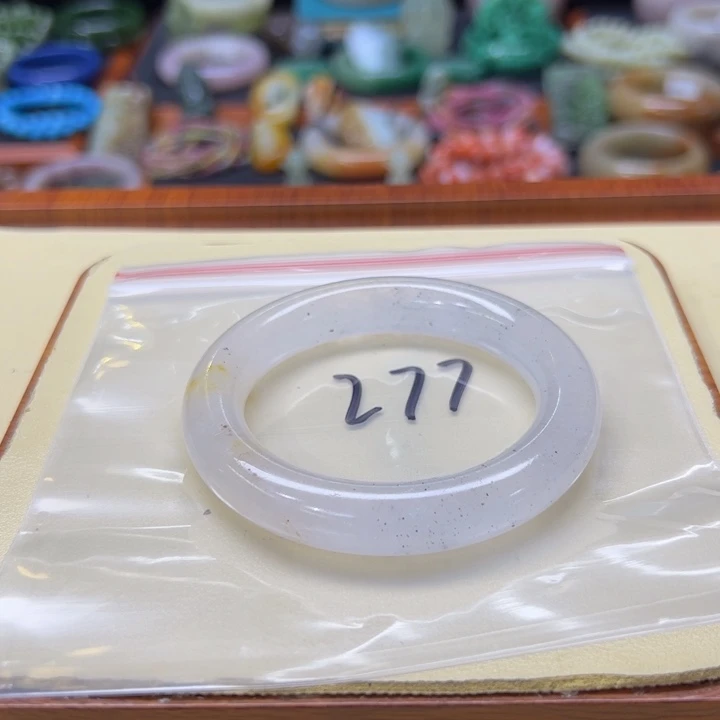 未镶嵌手镯石英质玉水*紫277