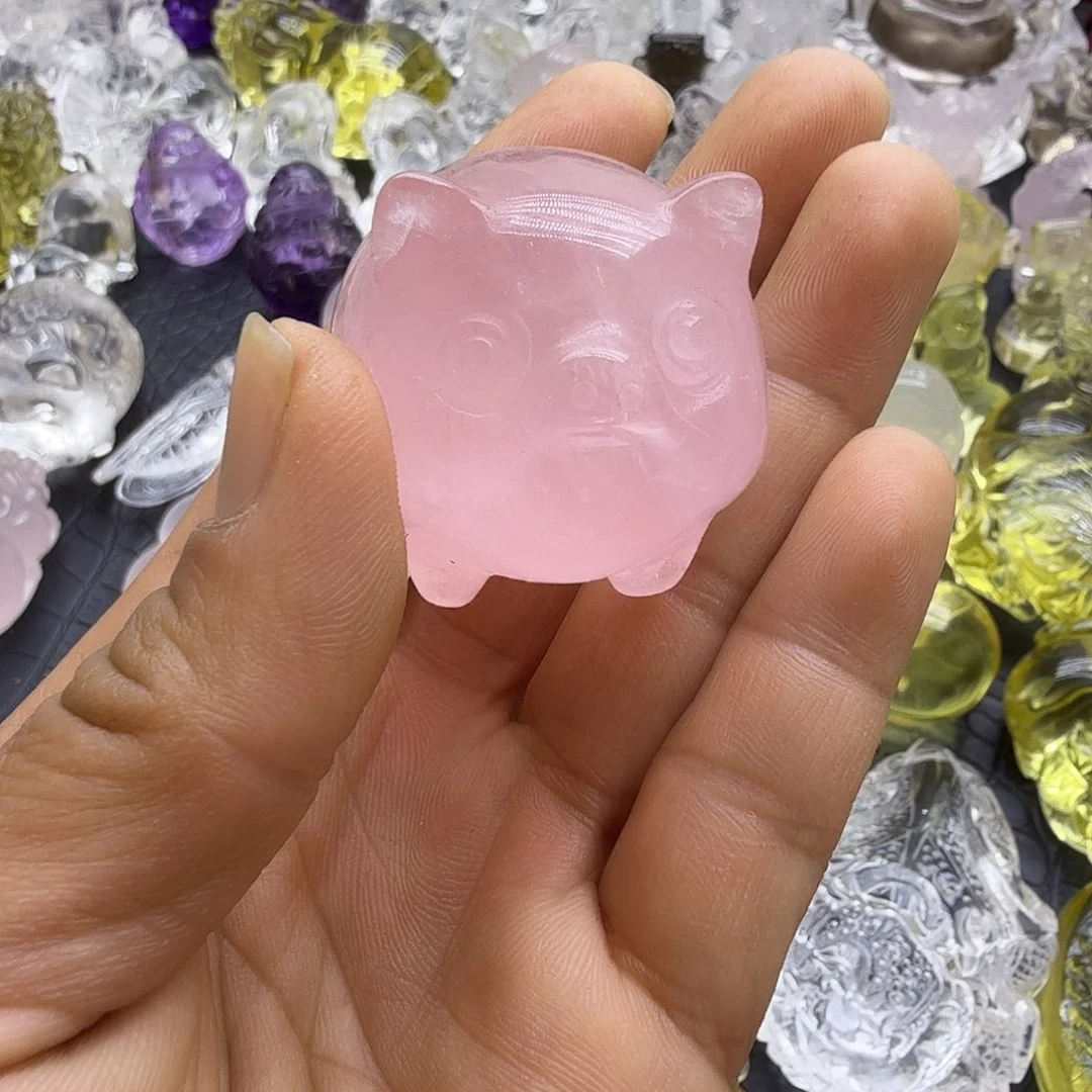 水晶颈饰未镶嵌摆件