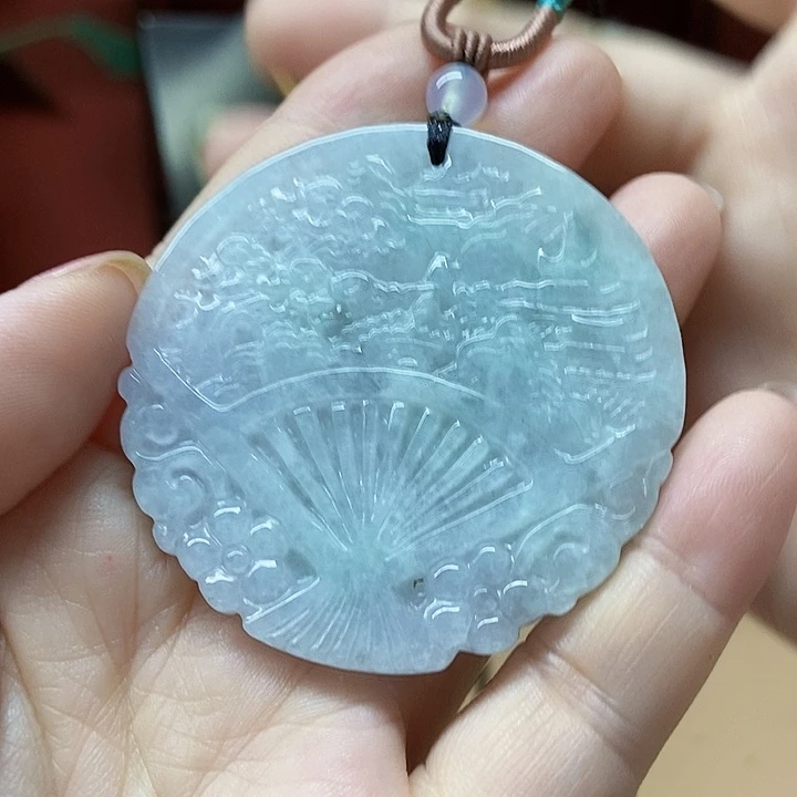 翡翠未镶嵌颈饰吊坠