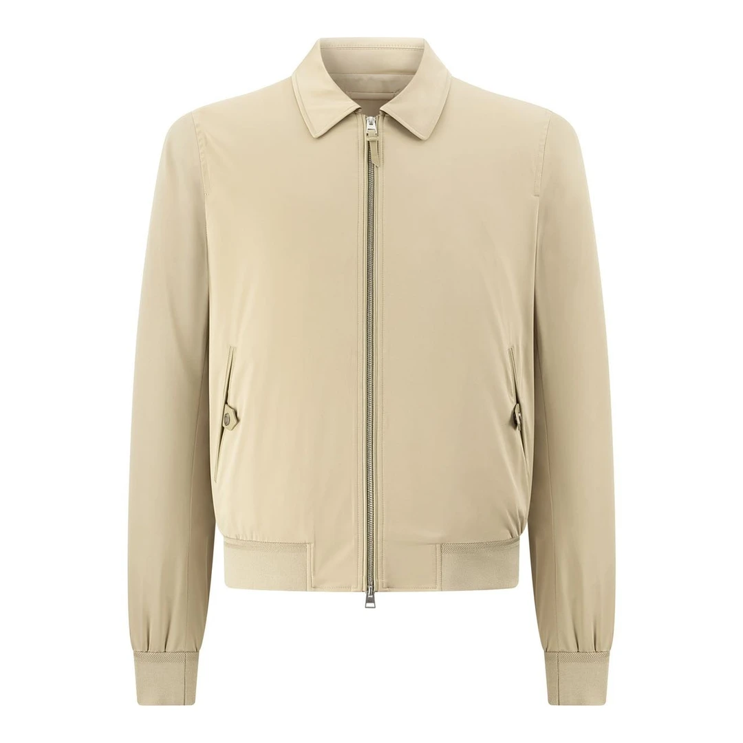 TF*经典缎面杜邦沙翻领行政版男士春夏百搭商务休闲夹克外套8601