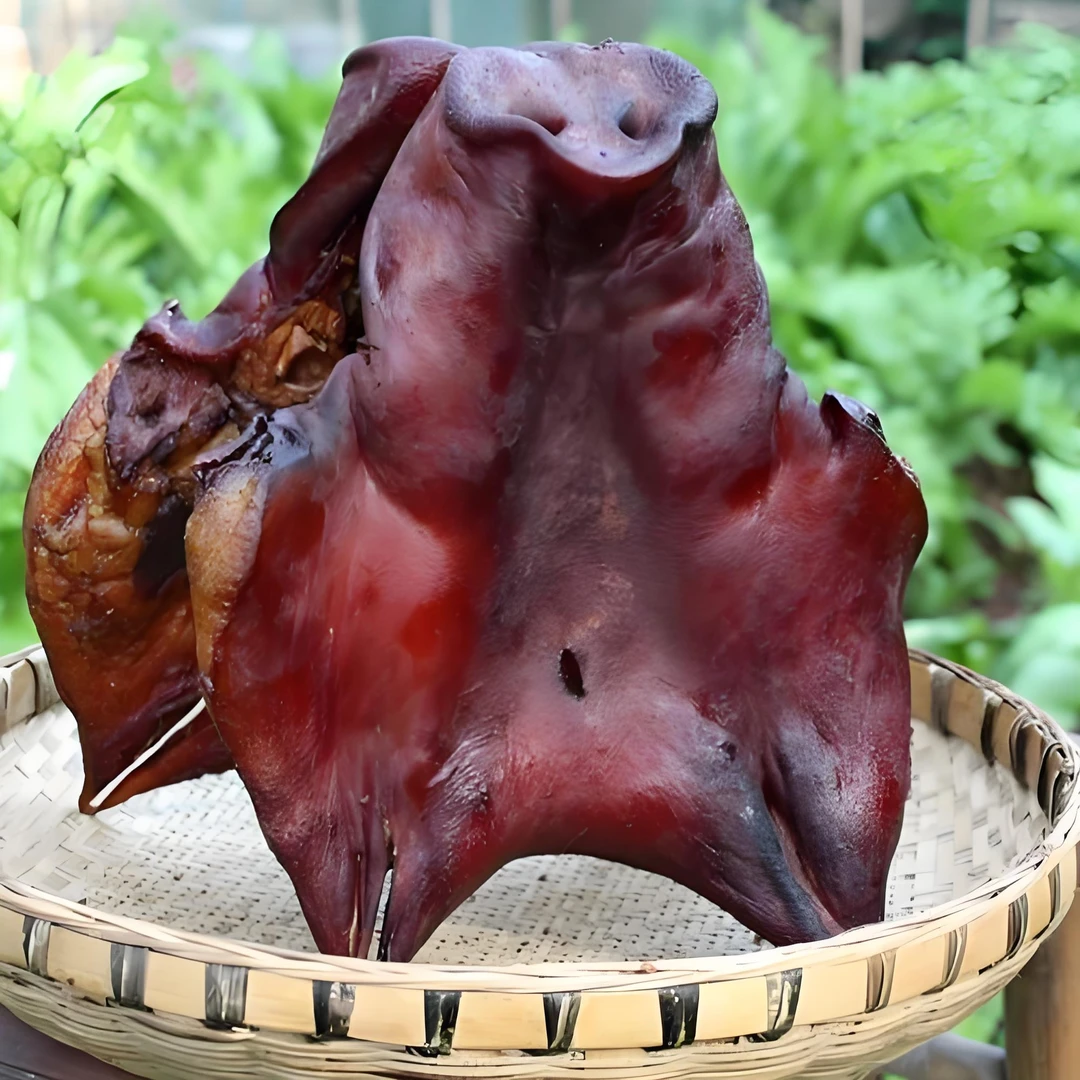 助农代卖)农村川渝腊味农家腊猪脸肉称重-YH