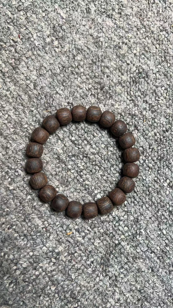 J32→降真香1.0老型单圈手串东枝软油绿油金丝蜜结精品超级高货