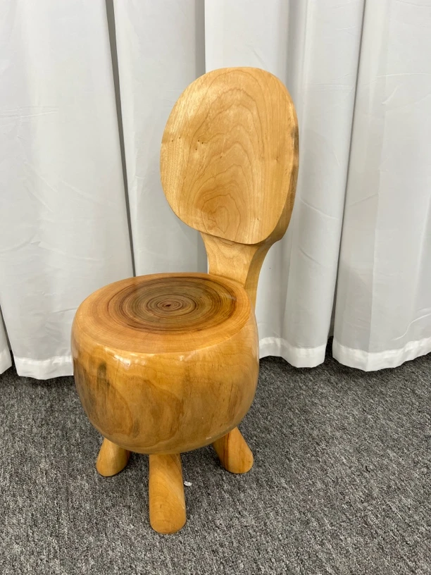 【一物一拍专属链接】原木整木一体靠背凳实木休闲椅【以直播间为准】