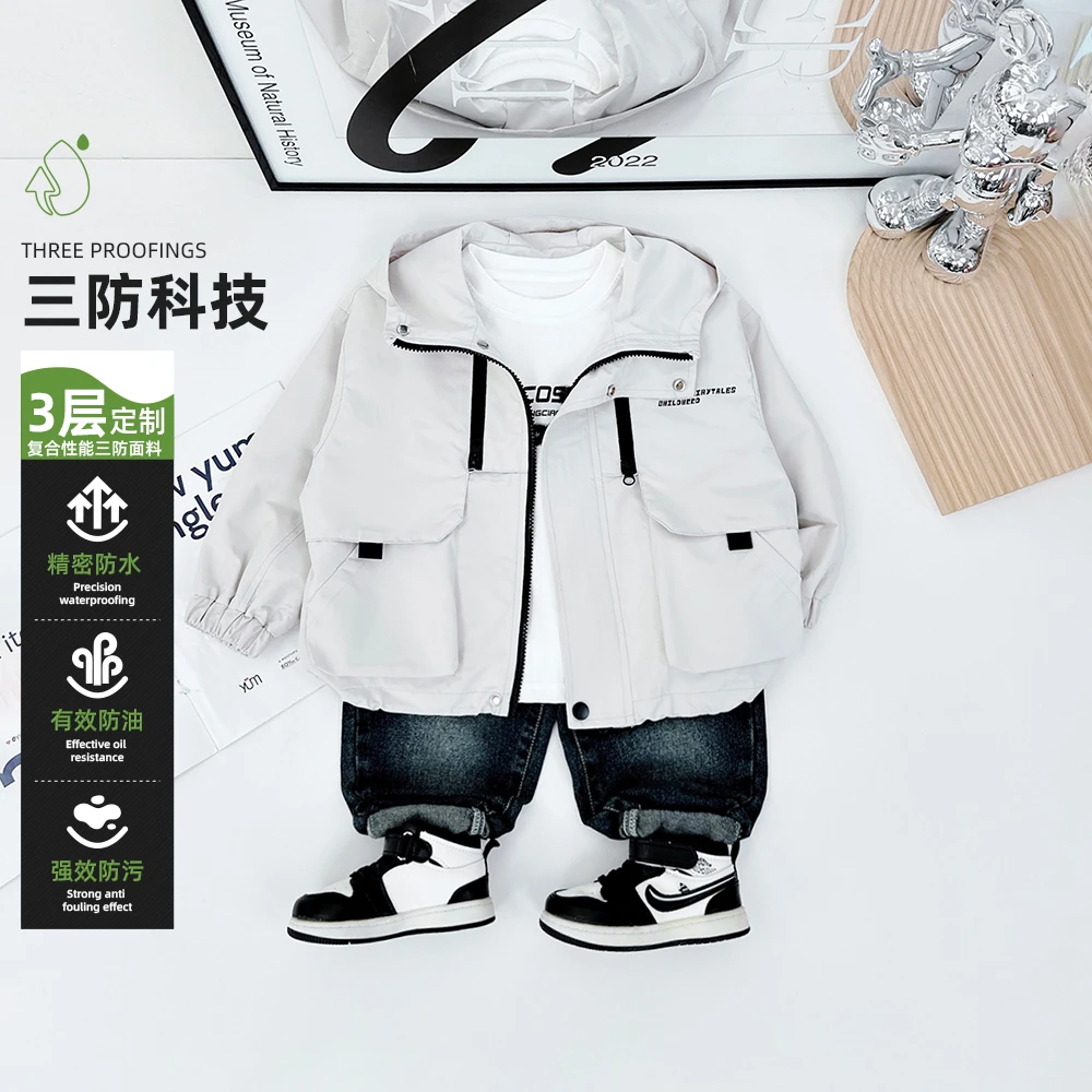 男童外套春秋款2024新款秋装儿童夹克潮 D-AC24171 悠悠童话童装