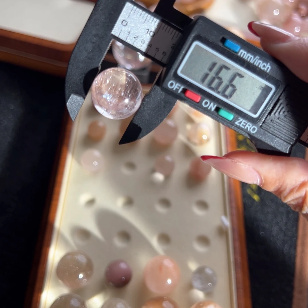 i***7水晶手链未镶嵌16.6m定制通孔不退不换