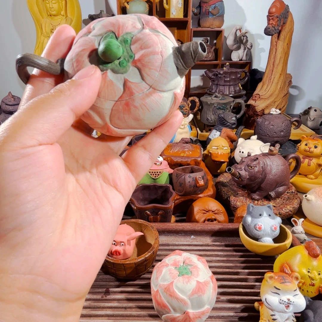茶壶红泥许*儿纯手工制作过程就是