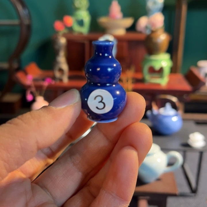 摆件微陶老王迷你好瓶