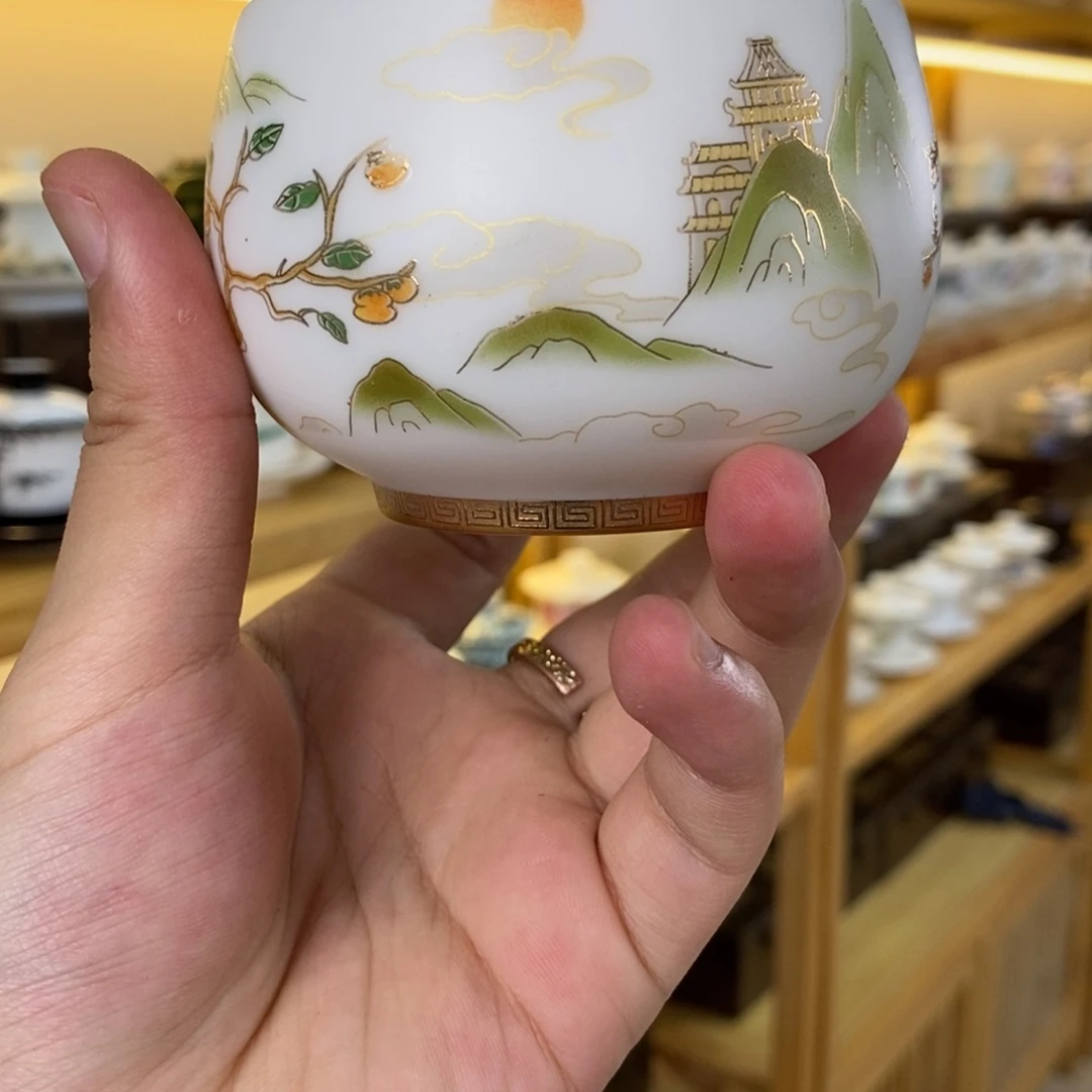 盖碗好漂亮好喜欢好喜欢