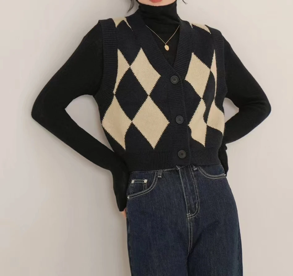 【A961-A1020】居家外出高级女百搭马甲春秋显瘦牛仔高腰时尚休闲