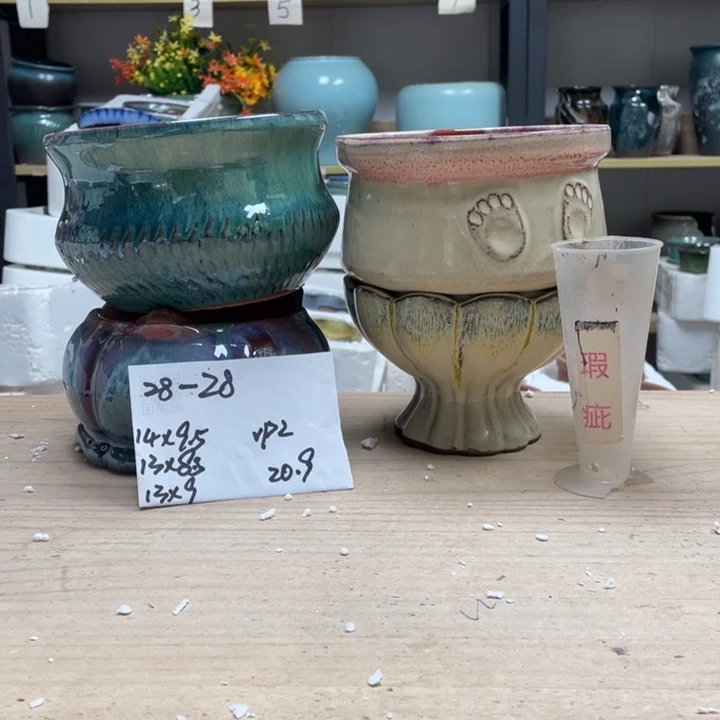 紫砂花盆多肉花盆微瑕28