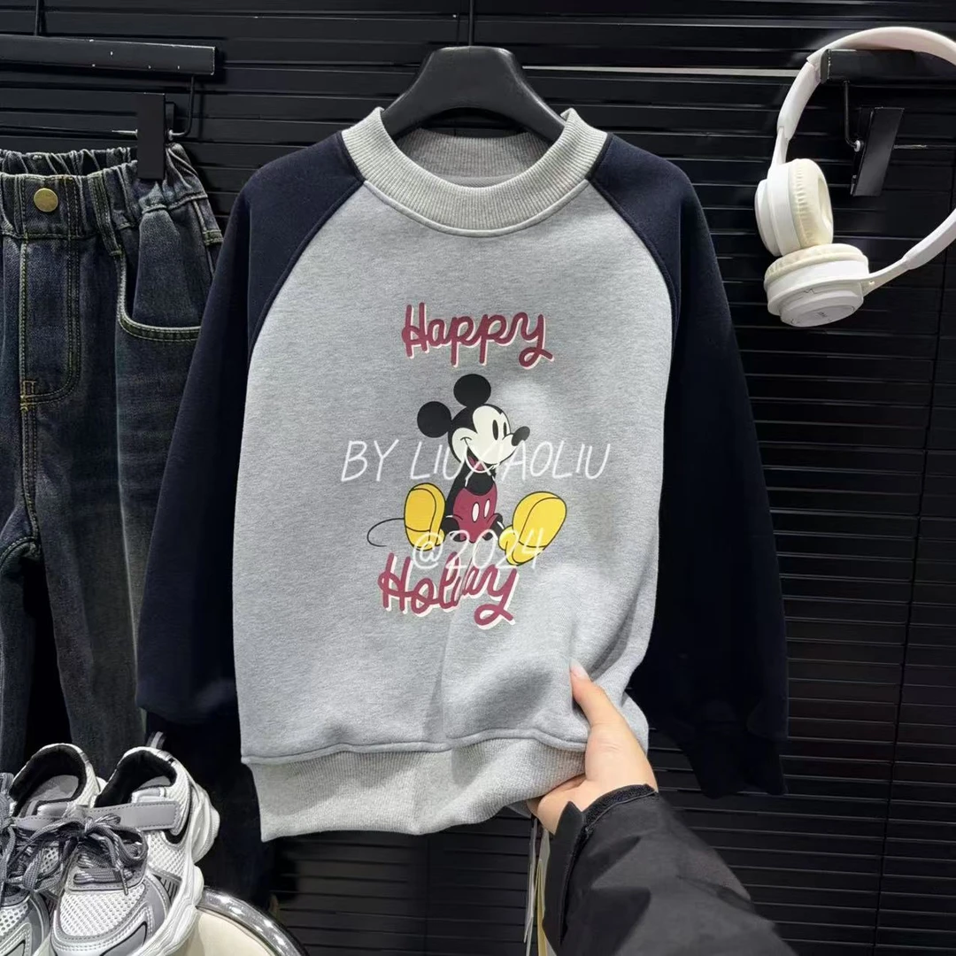 杭州六小六正版 BY LIUXIAOLIU冬季儿童加绒卫衣12636