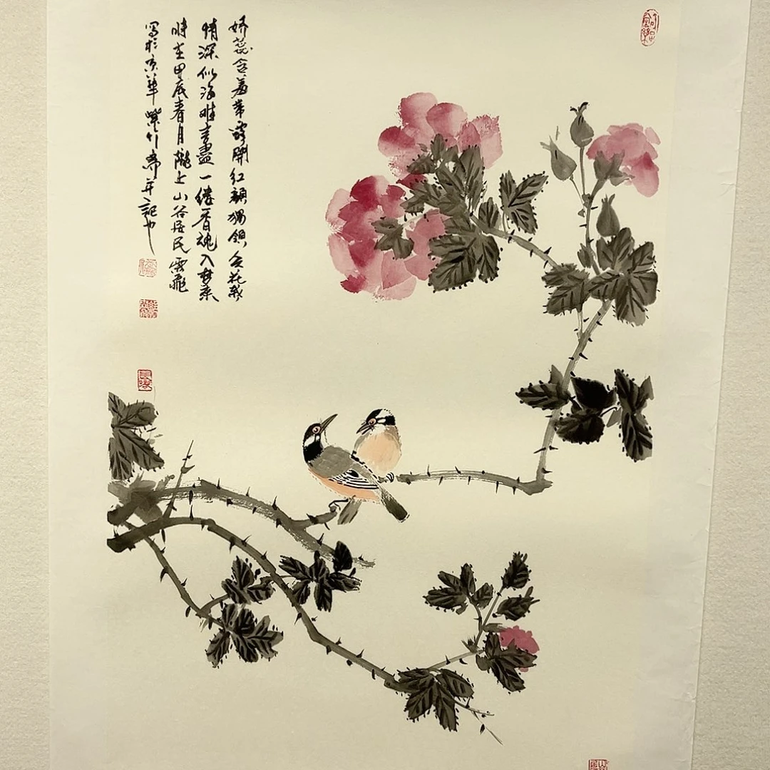 国画郭霖飞绘画作品