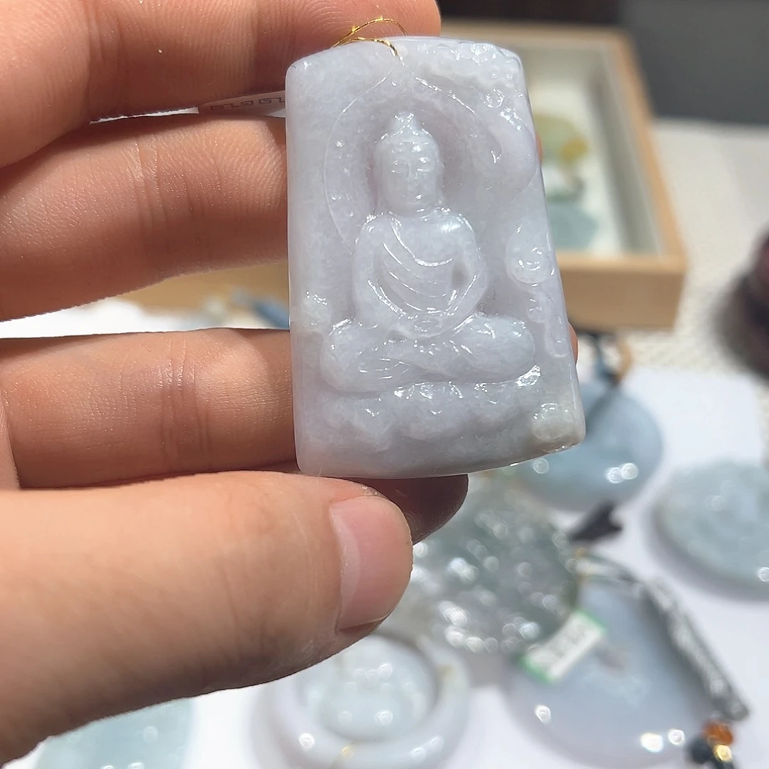翡翠未镶嵌颈饰挂件